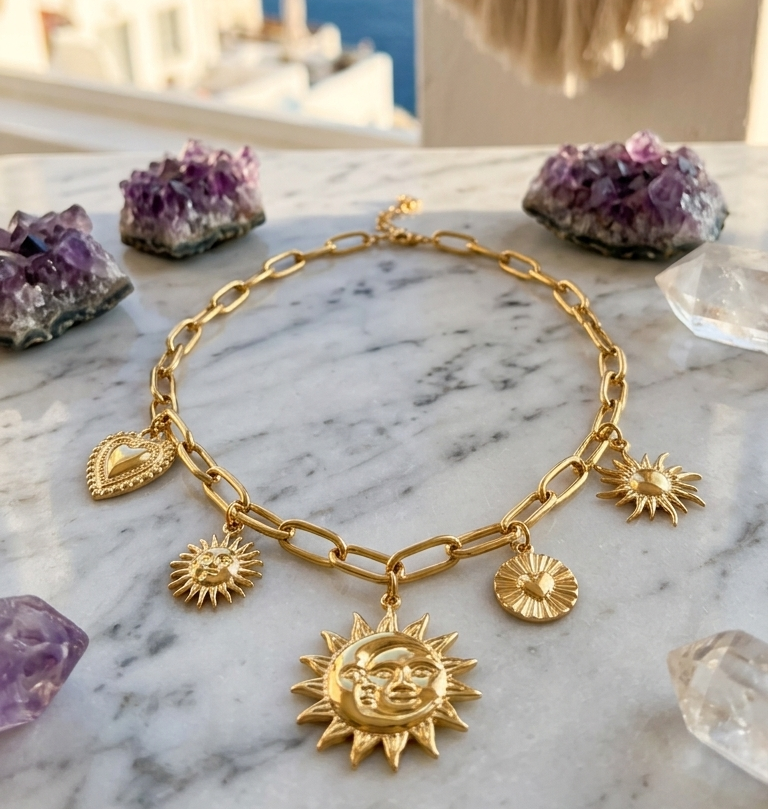 Collier "RACHEL"🌙☀️