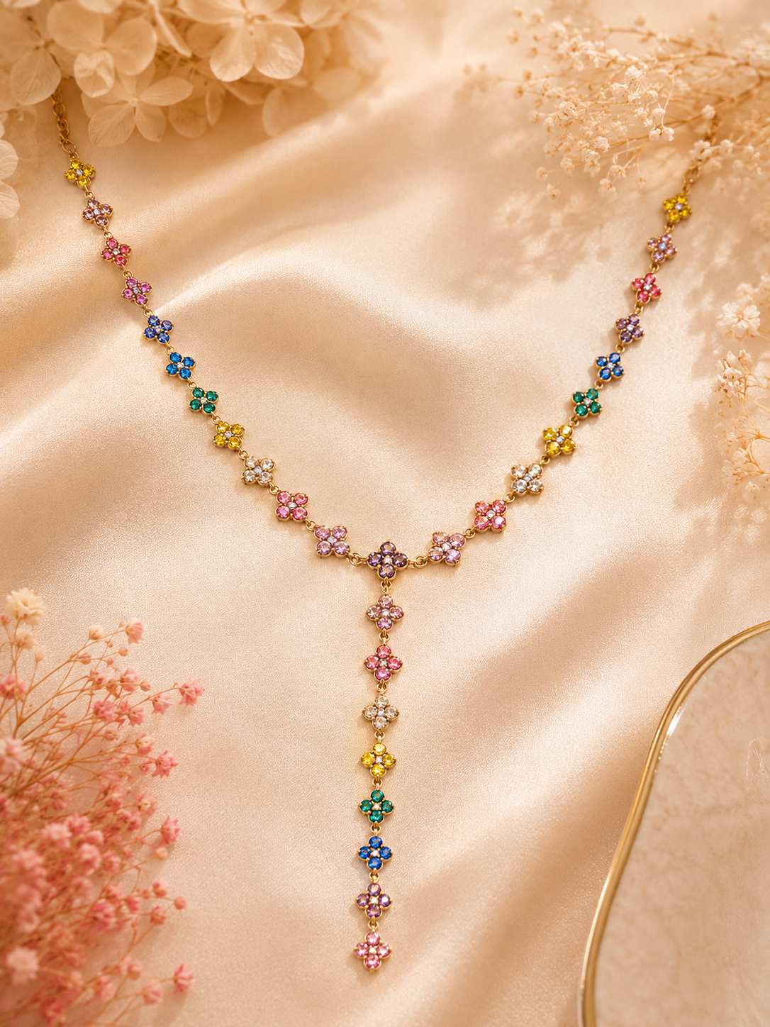 Collier en Y IRIS🌈