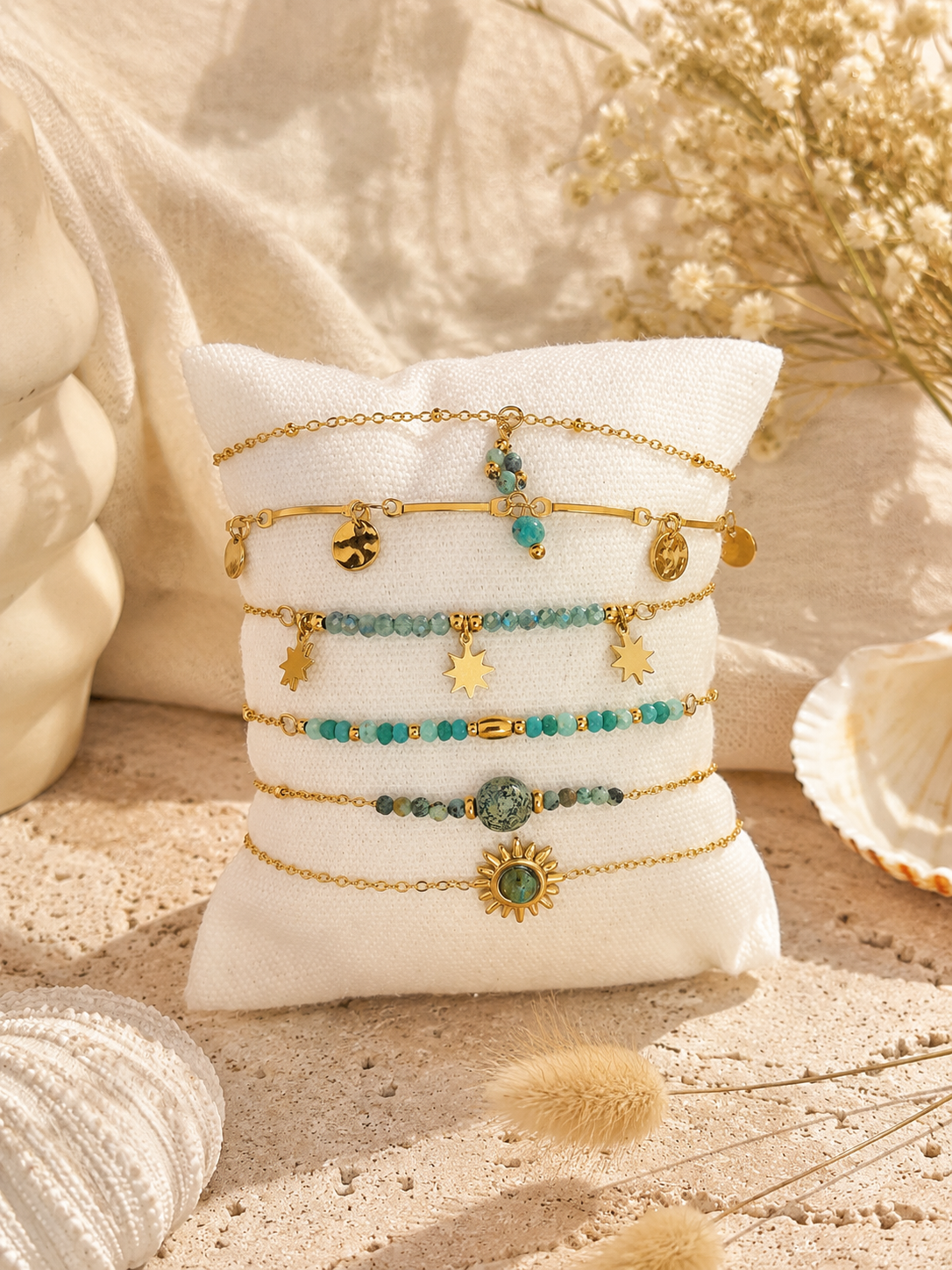 Bracelets "Naïa Turquoise" ✨